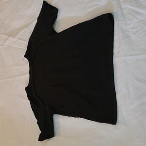 💥The Children's Place Boys Size 5/6 Black Short Sleeve Shirt Top